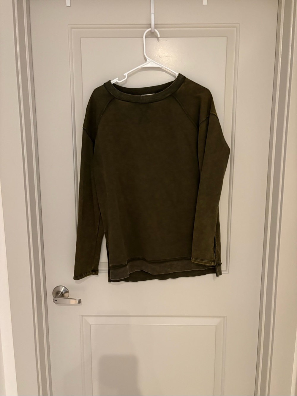 bohme Olive Green Crewneck Sweatshirt size S